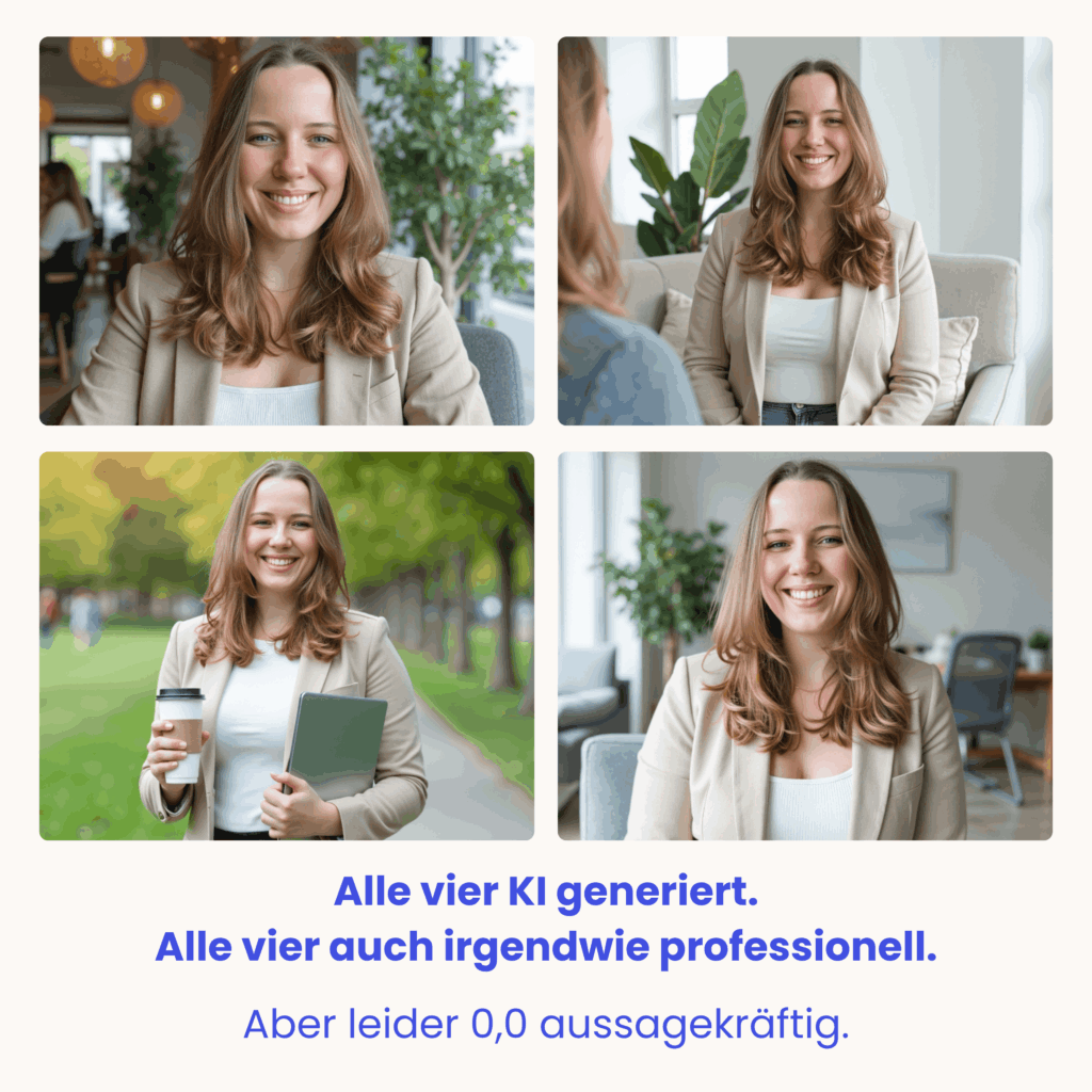 KI Bilder Branding — generisches KI-Bild ohne eigenen Bildstil
